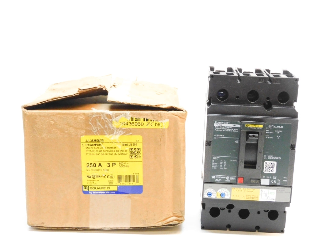 SQUARE D JJL36250M75 600V 250A NSMP