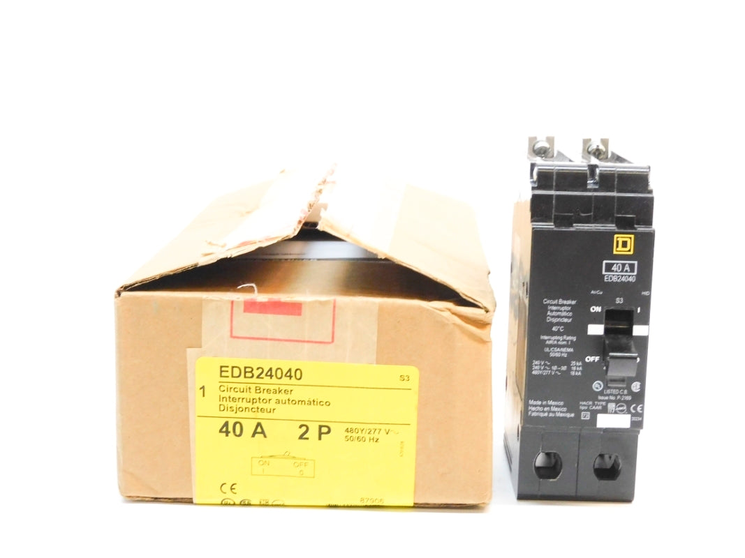 SQUARE D EDB24040 480V 40A NSMP