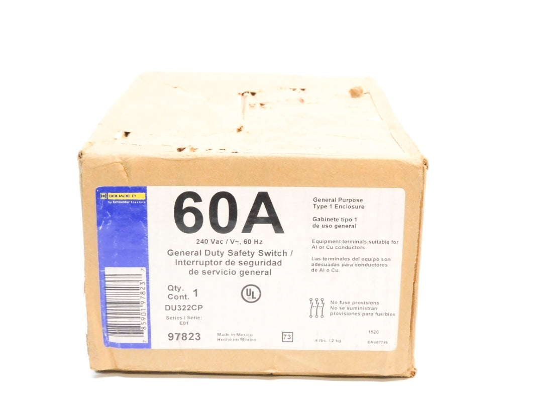 SQUARE D DU322CP SER. E01 NSFS