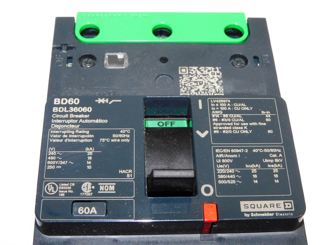 SQUARE D BDL36060 480V 60A NSMP
