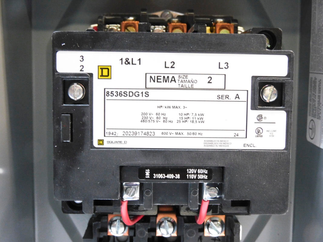 SQUARE D 8536SDG1V02S SER. A 110/120V NSMP