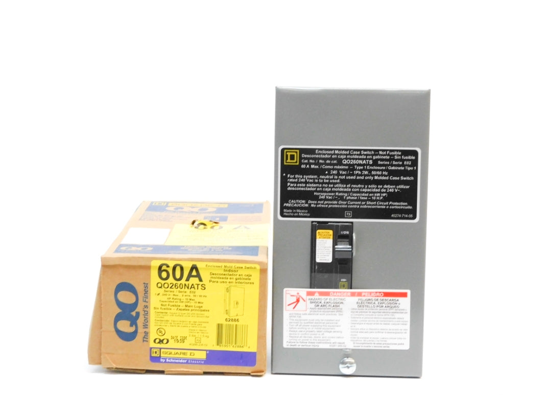 SQUARE D QO260NATS SER. E02 NSMP