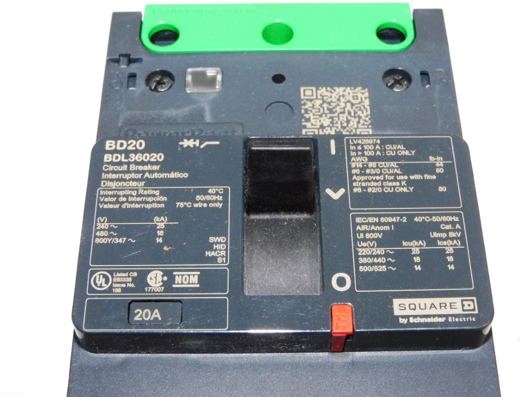SQUARE D BDL36020 480V 20A NSMP