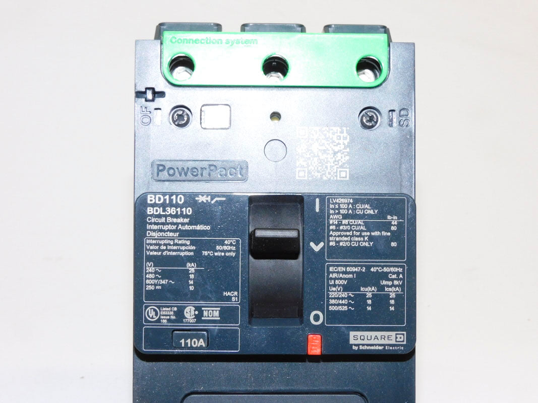 SQUARE D BDL36110 480V 110A NSMP