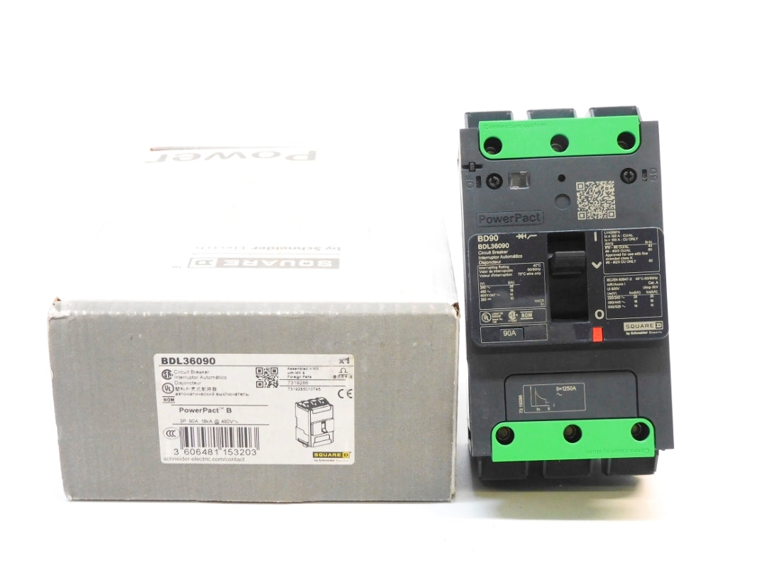 SQUARE D BDL36090 90A 480V NSMP
