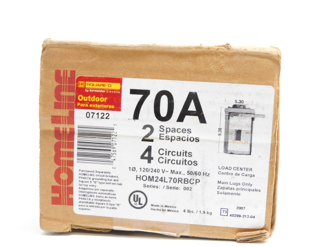 SQUARE D HOM24L70RBCP SER. 002 NSMP