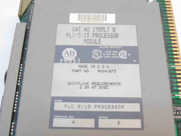 ALLEN BRADLEY 1785-LT SER. B F/W N (NO KEY) (AS PICTURED) UNMP
