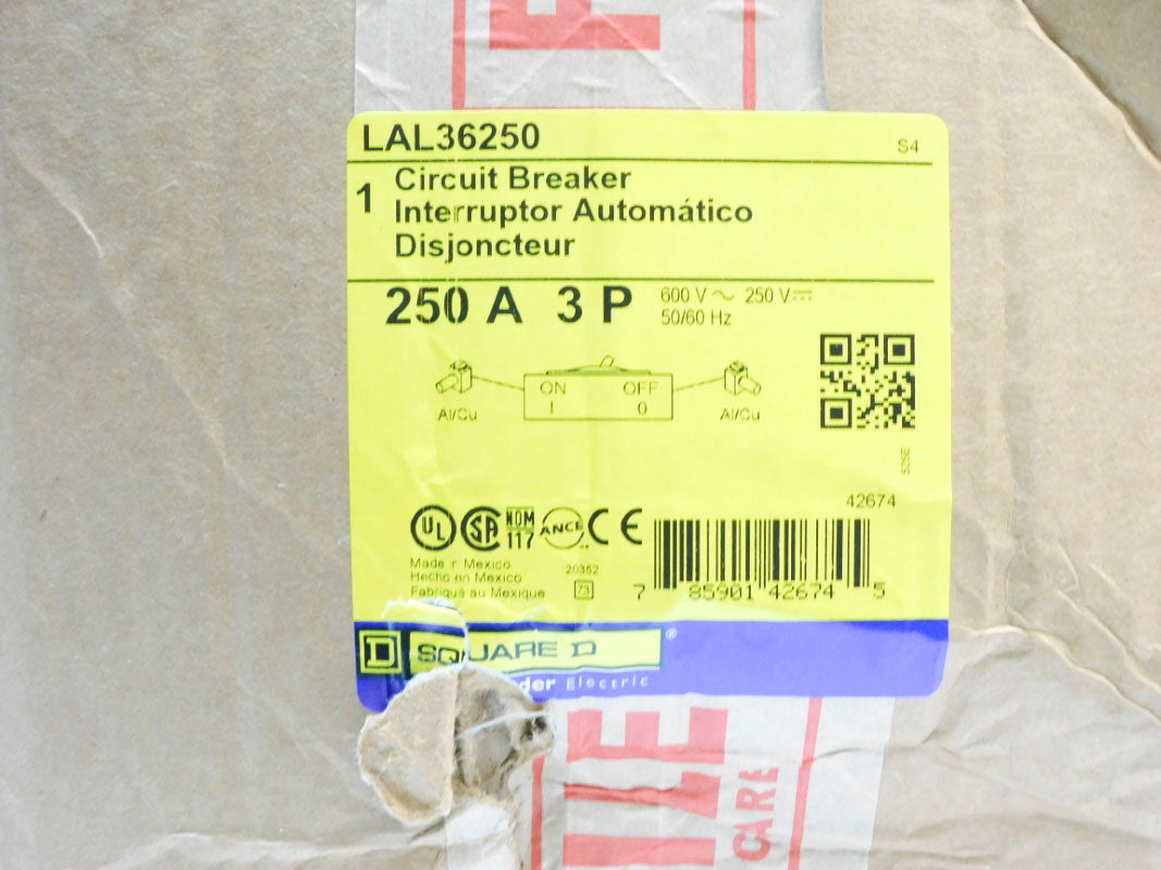 SQUARE D LAL36250 250A 600/250V NSFS