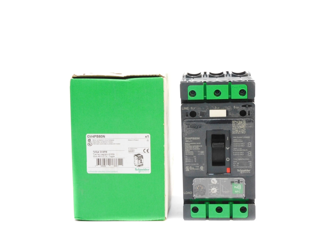 SCHNEIDER ELECTRIC GV4PB80N 40-80A 480/277V NSMP