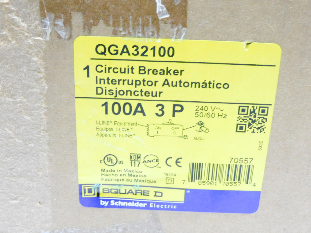SQUARE D QGA32100 240V 100A NSMP