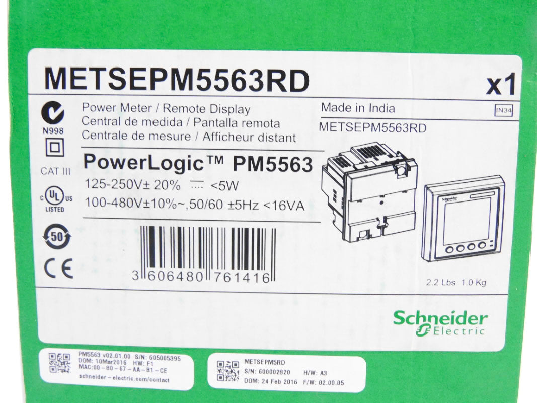 SCHNEIDER ELECTRIC METSEPM5563RD F/W 02.00.05 NSMP