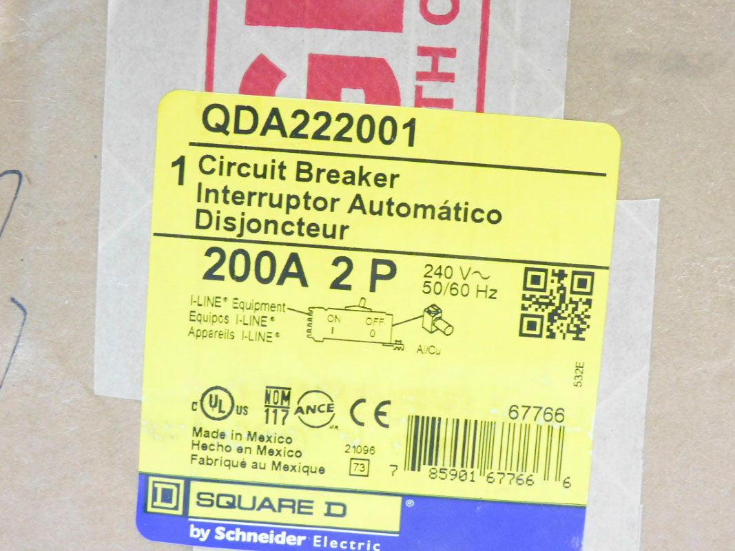 SQUARE D QDA222001 200A 240V NSFS