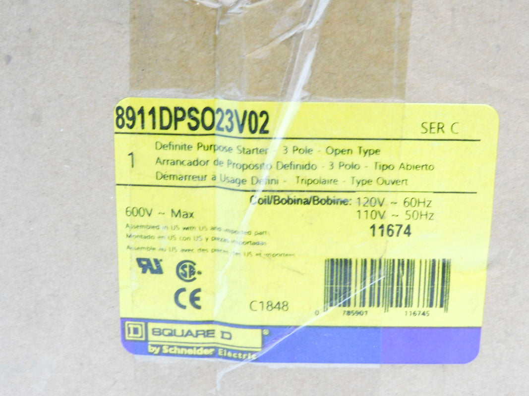 SQUARE D 8911DPSO23V02 SER. C NSMP