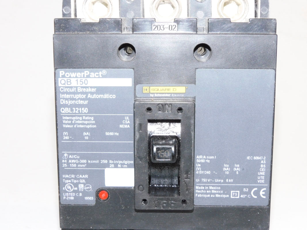 SQUARE D QBL32150 240V 150A NSMP