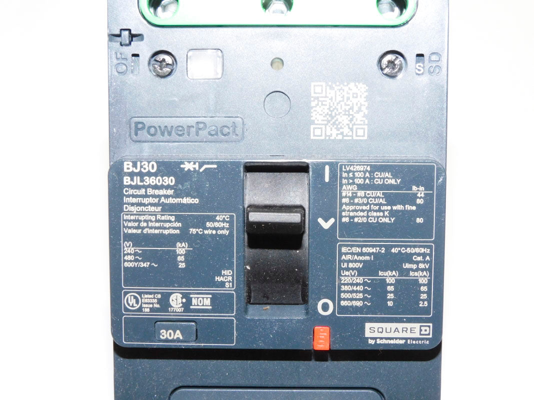 SQUARE D BJL36030 480V 30A NSMP