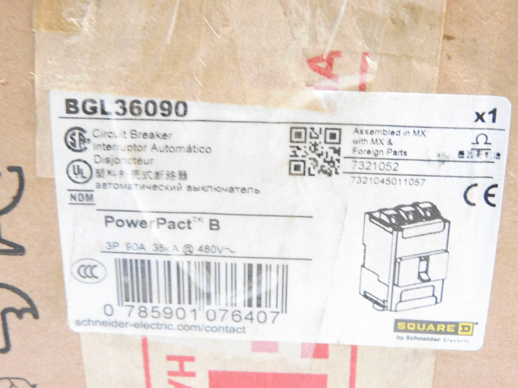 SQUARE D BGL36090 480V 90A NSMP