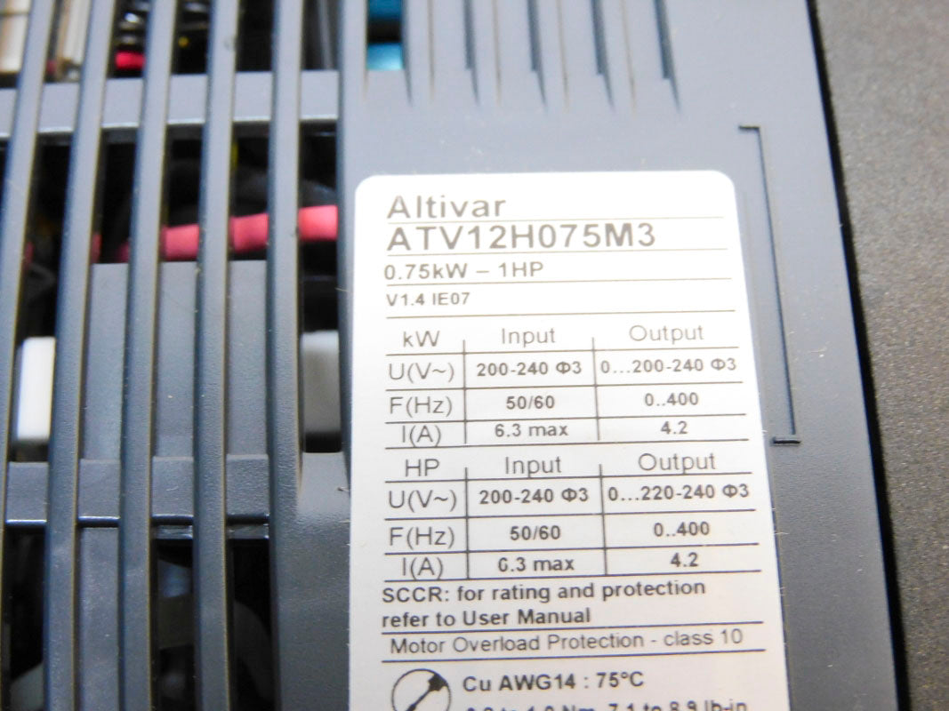 SCHNEIDER ELECTRIC ATV12H075M3 NSMP