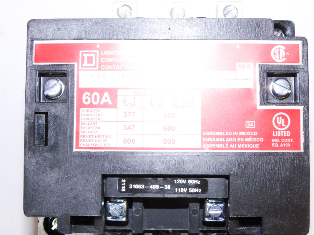 SQUARE D 8903SPO2V02 SER. A 110/120V NSMP