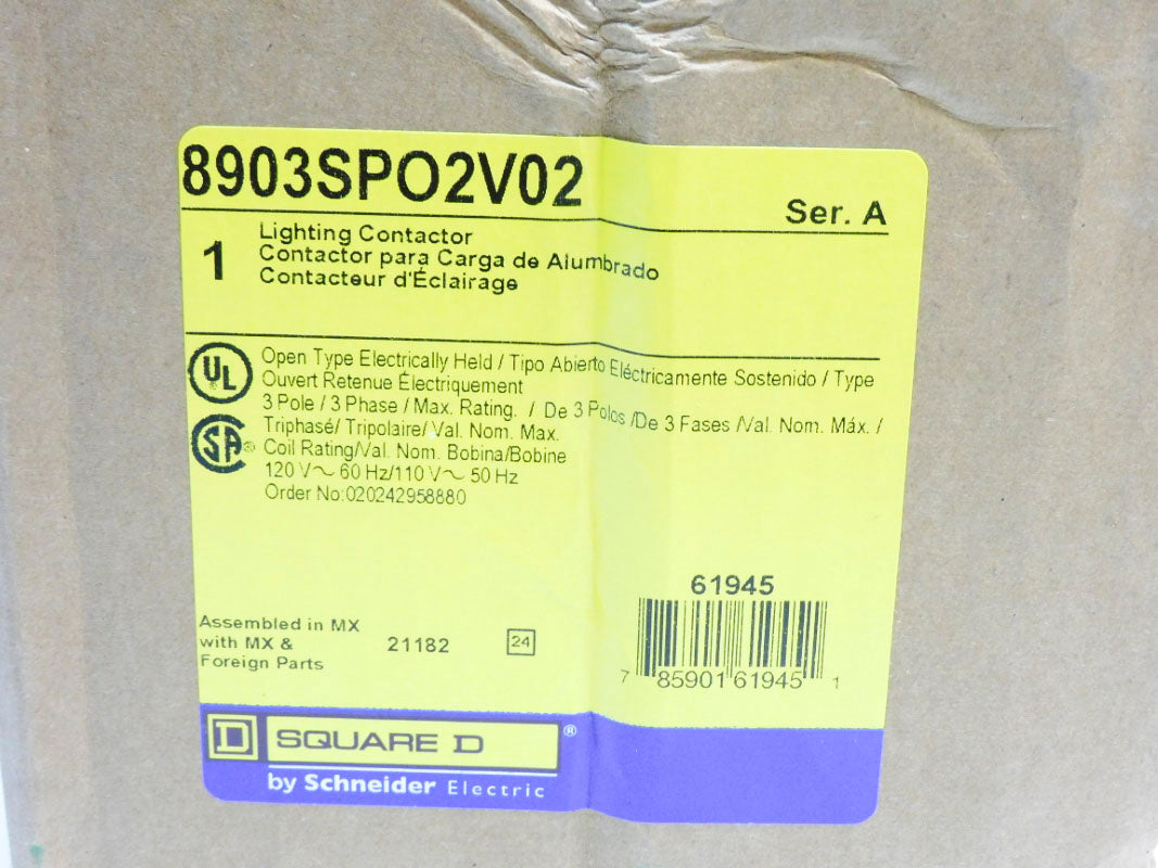 SQUARE D 8903SPO2V02 SER. A 110/120V NSMP