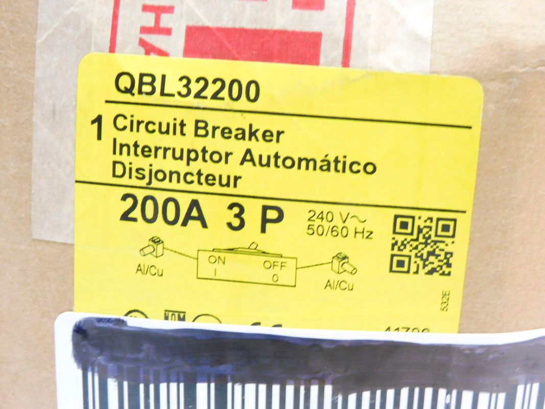 SQUARE D QBL32200 240V 200A NSFS