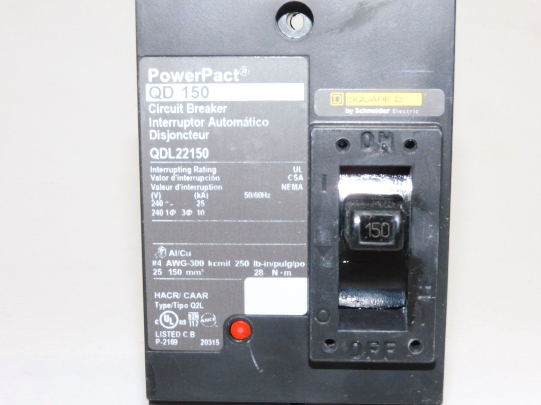 SQUARE D QDL22150 240V 150A NSMP