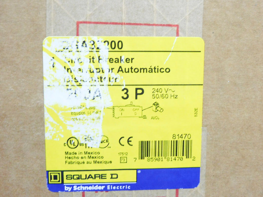 SQUARE D QGA32200 240V 200A NSMP
