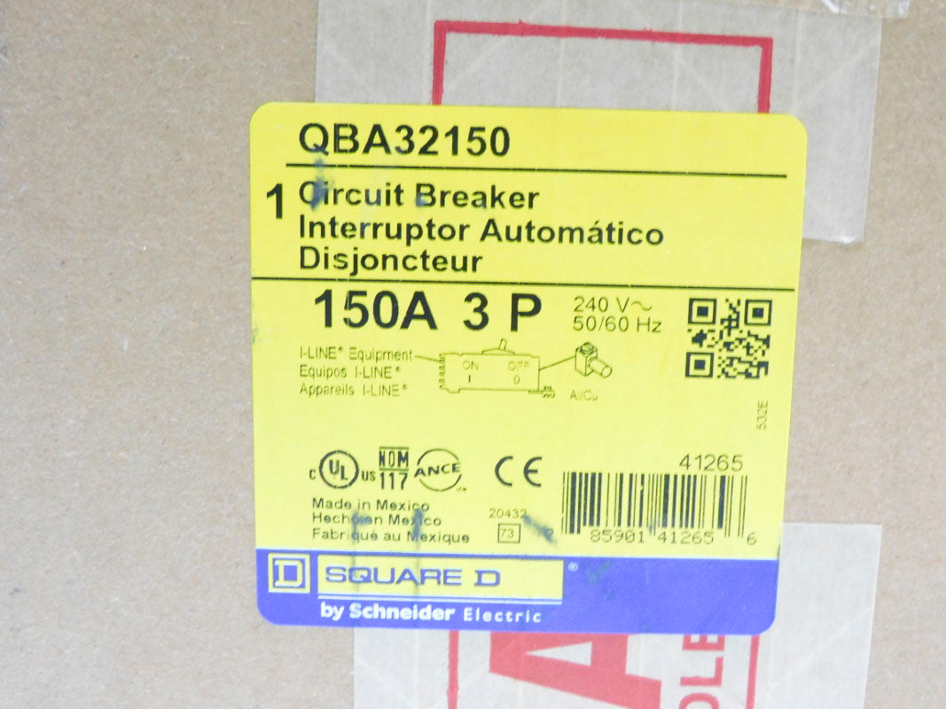 SQUARE D QBA32150 240V 150A NSMP