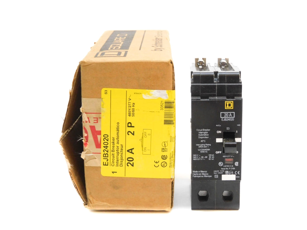 SQUARE D EJB24020 277V 20A NSMP