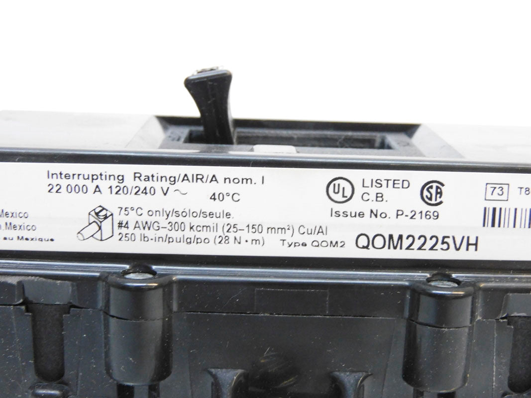 SQUARE D QOM2225VH 120/240V 225A NSNP