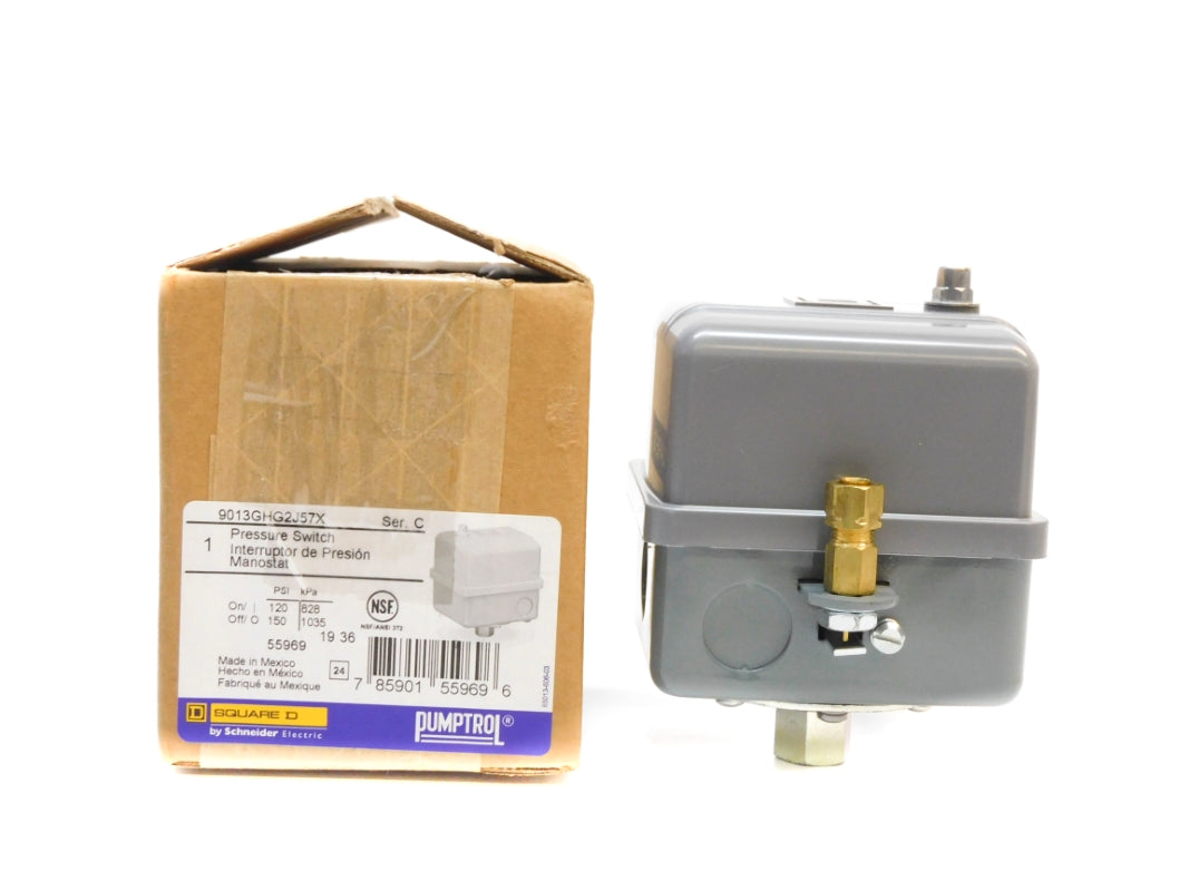 SQUARE D 9013GHG2J57X SER. C 120-150PSI NSMP