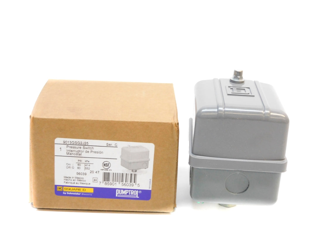 SQUARE D 9013GSG2J25 SER. C 60-80PSI NSMP