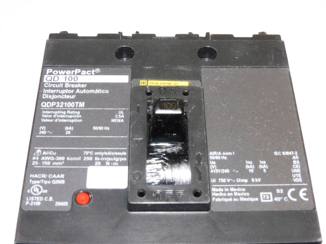 SQUARE D QDP32100TM 100A 240V NSMP