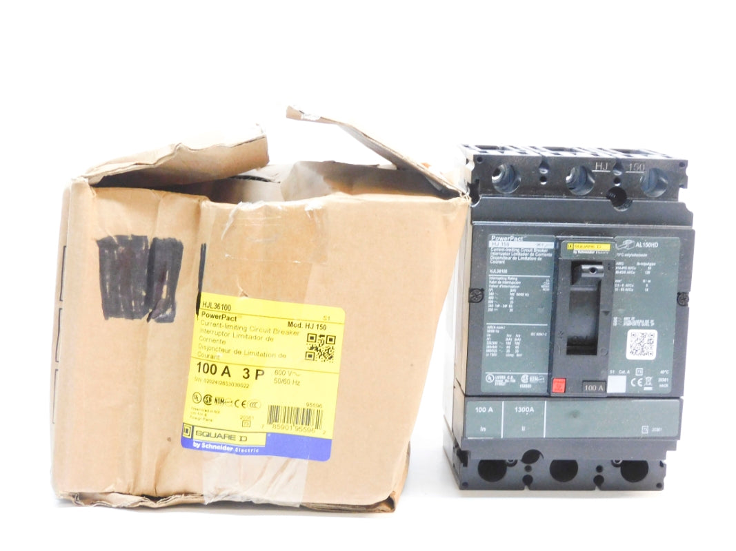SQUARE D HJL36100 600V 100A NSMP