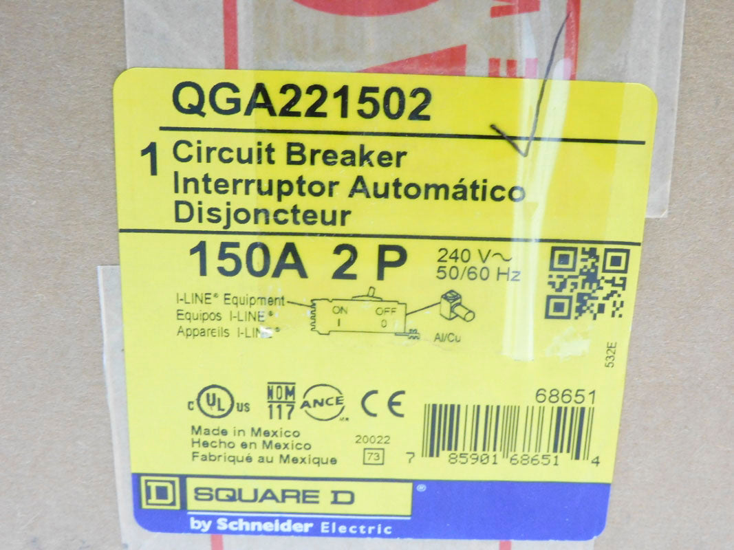 SQUARE D QGA221502 150A 240V NSMP
