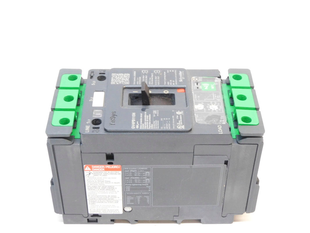 SCHNEIDER ELECTRIC GV4PB115N 65-115A 480/277V (AS PICTURED) NSMP