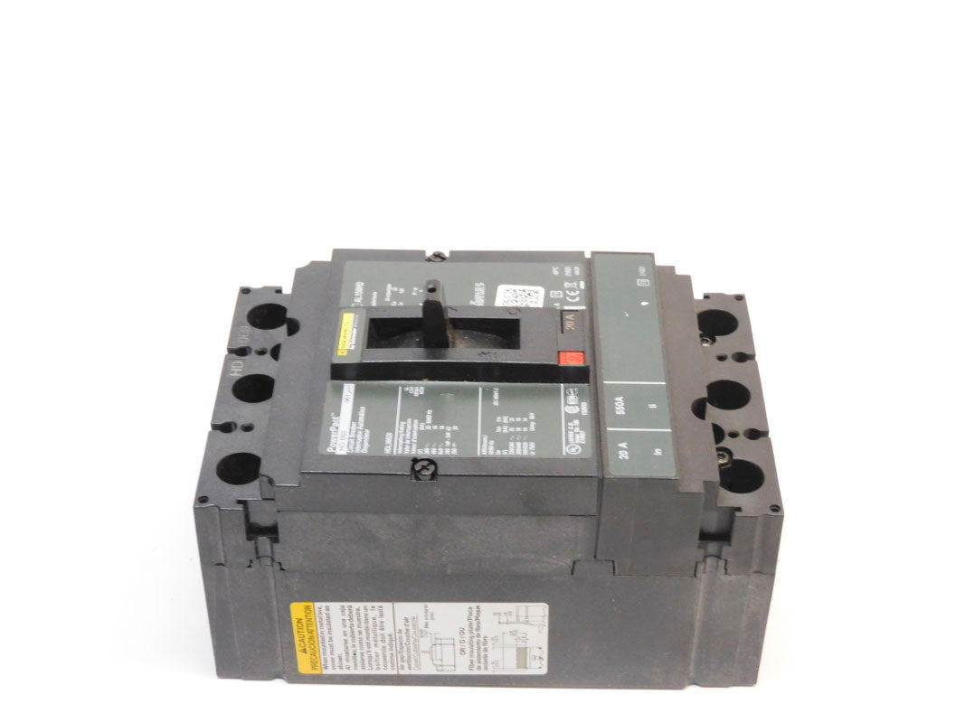 SQUARE D HDL36020 600V 20A NSNP