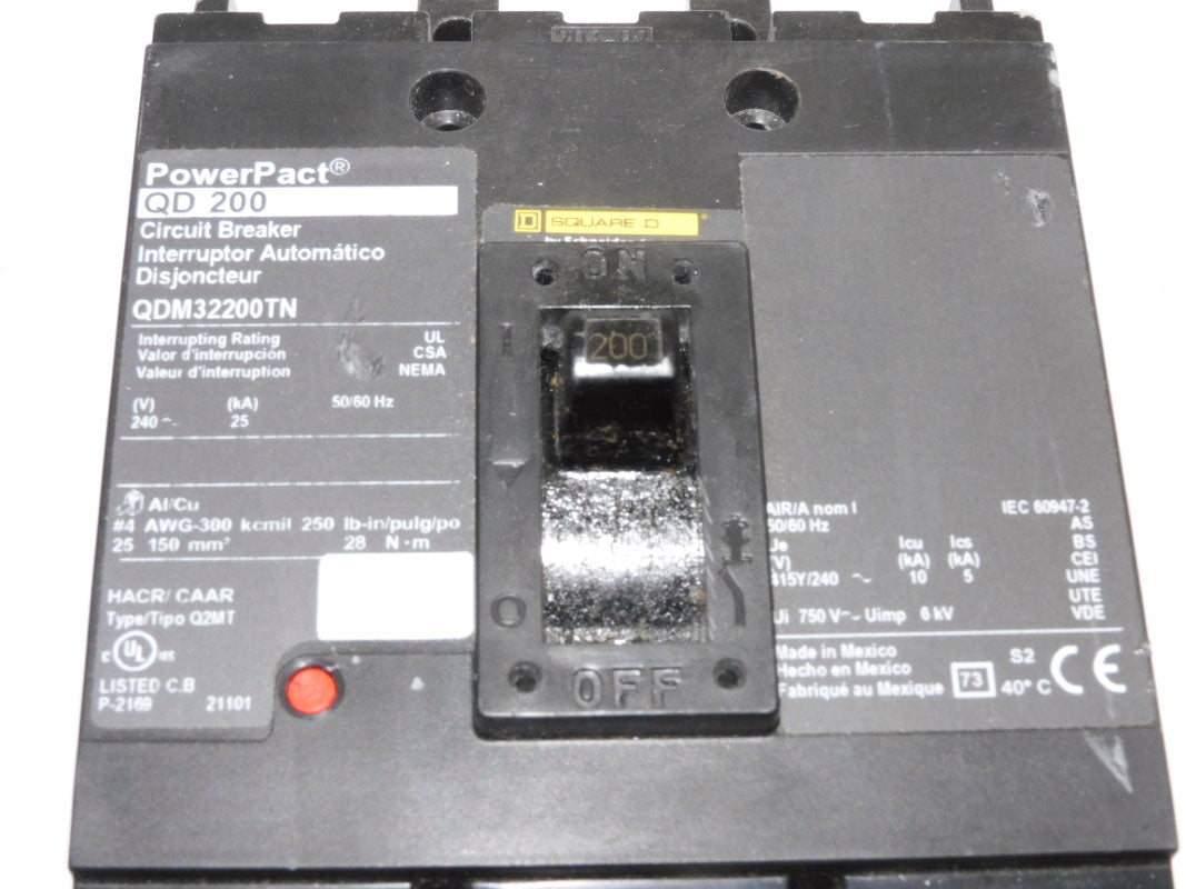 SQUARE D QDM32200TN 200A 240V NSNP