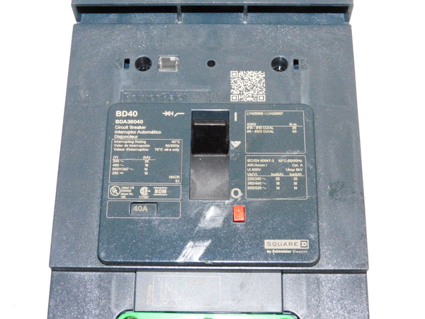 SQUARE D BDA36040 480V 40A NSNP