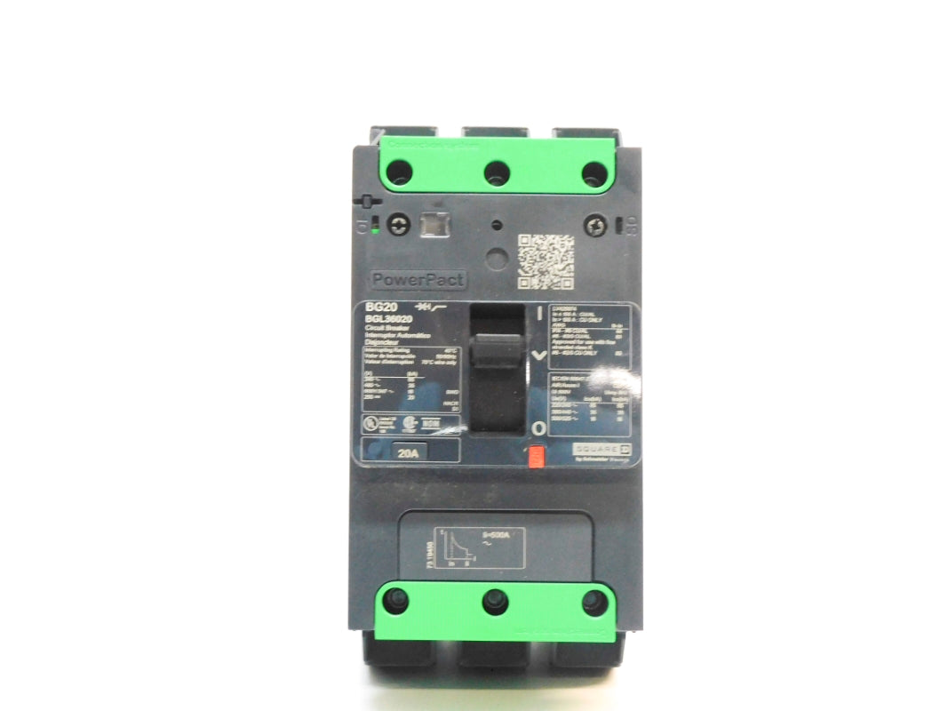 SQUARE D BGL36020 20A 480V (AS PICTURED) NSNP