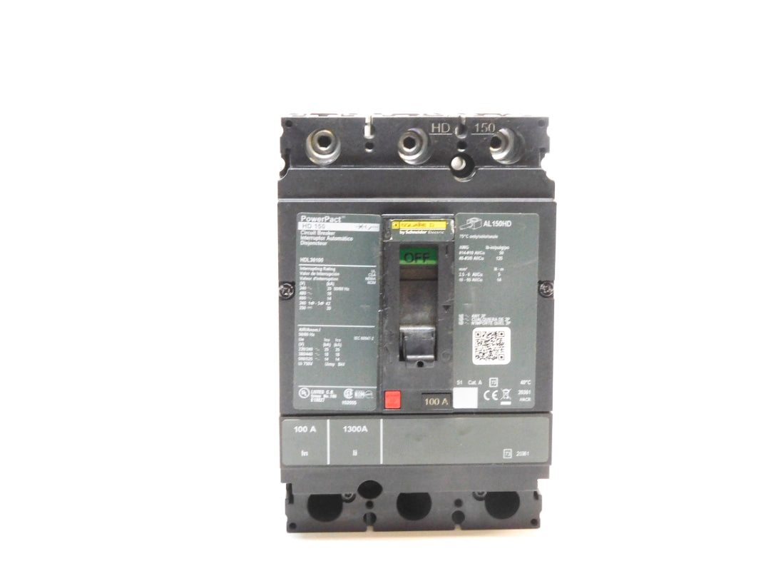 SQUARE D HDL36100 100A 600V (AS PICTURED) NSNP