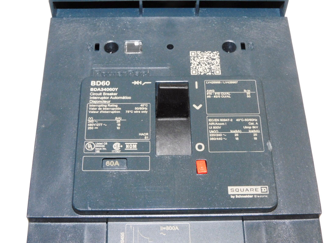 SQUARE D BDA34060Y 60A 480/277V NSNP