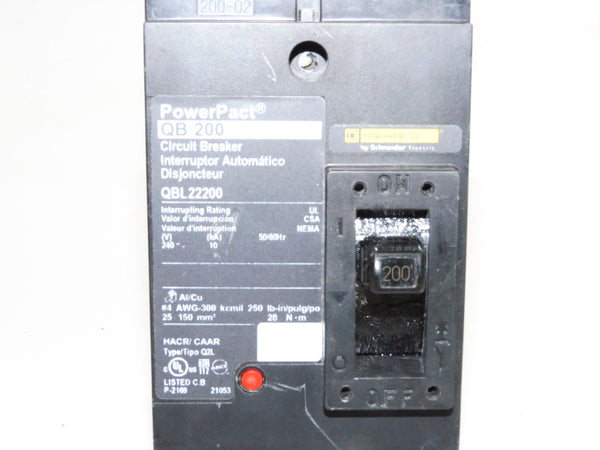 SQUARE D QBL22200 240V 200A NSNP
