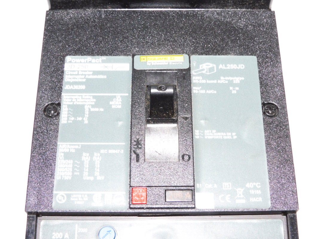 SQUARE D JDA36200 600V 200A NSNP