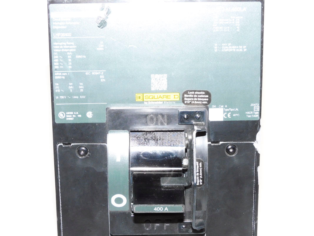 SQUARE D LHP36400 400A 600V (AS PICTURED) NSNP