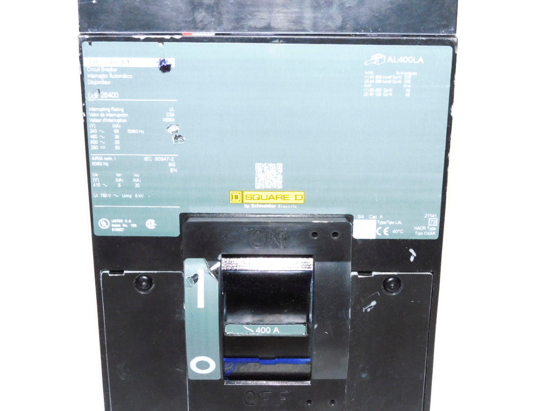 SQUARE D LHP26400 600V 400A (AS PICTURED) UNMP