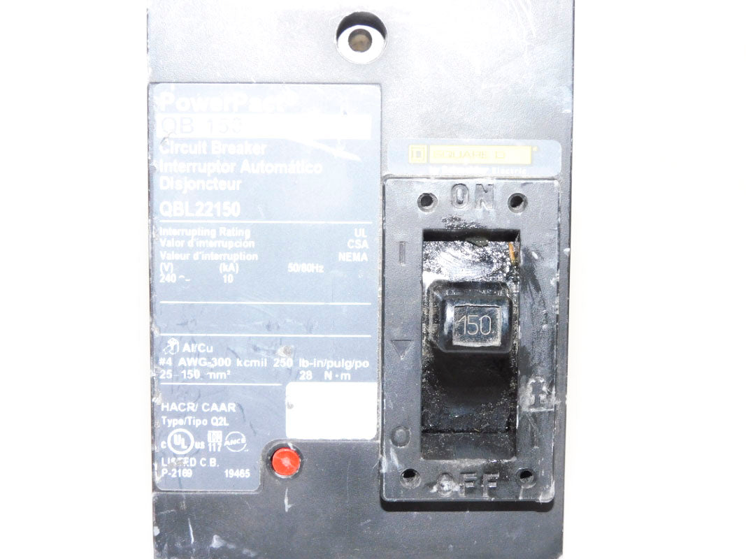 SQUARE D QBL22150 150A 240V UNMP