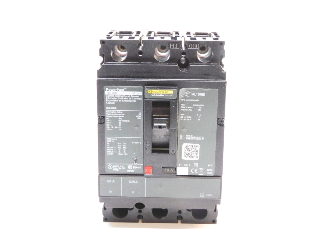 SQUARE D HJL36040 40A 600V (AS PICTURED) NSNP