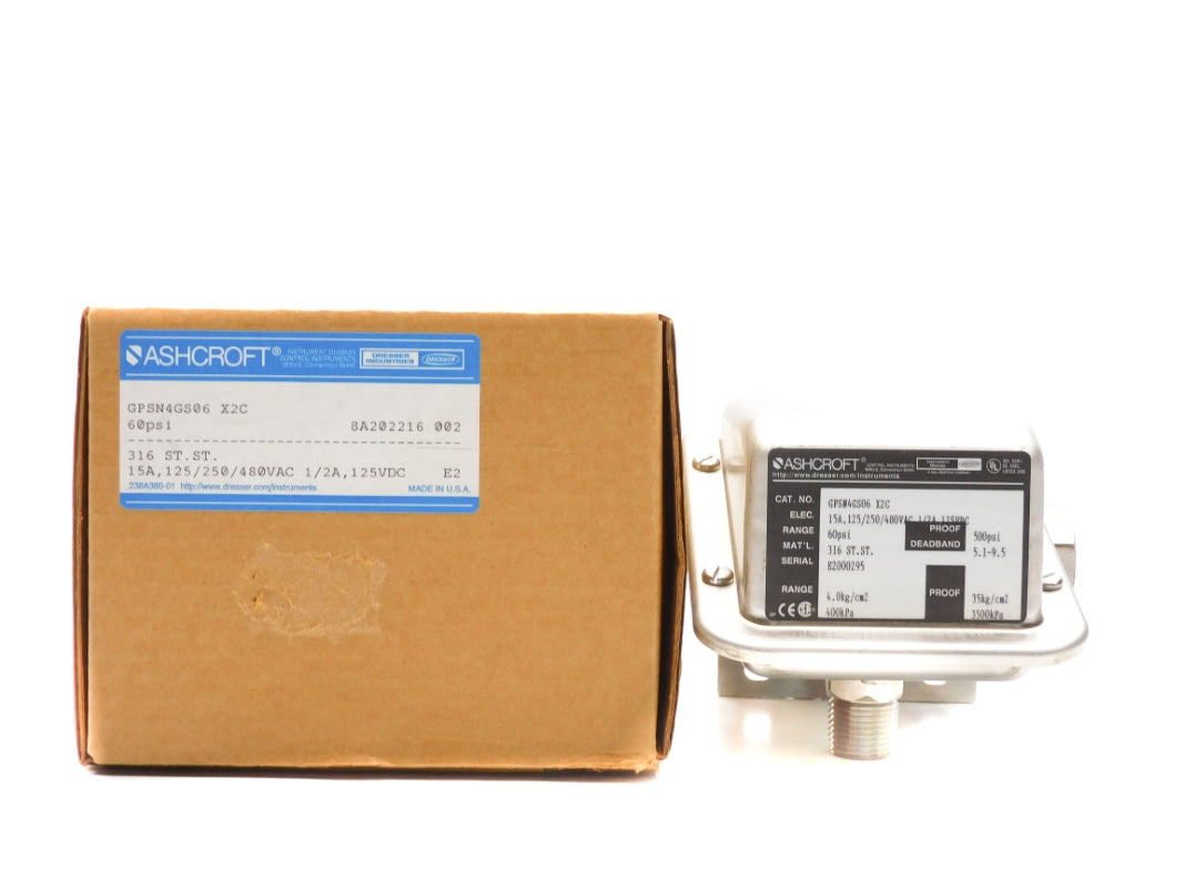 ASHCROFT GPSN4GS06X2C 60PSI NSMP