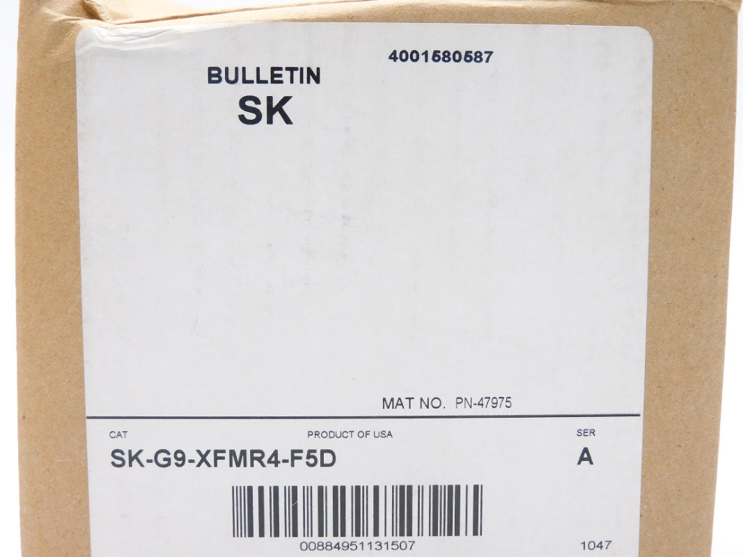ALLEN BRADLEY SK-G9-XFMR4-F5D SER. A (BR/WH) NSFS