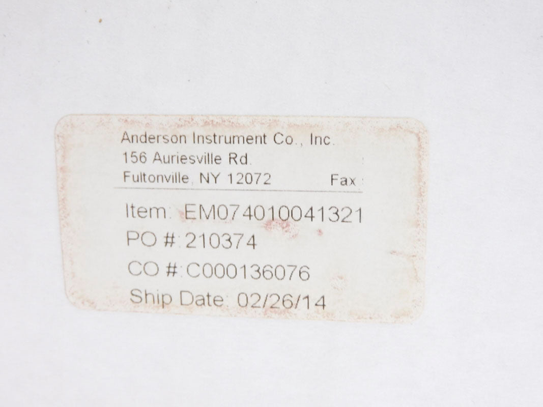 ANDERSON INSTRUMENT EM074010041321 160PSI NSMP